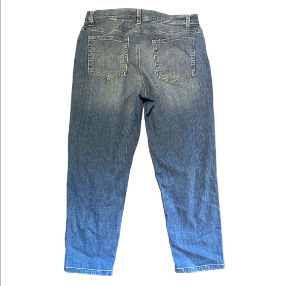 Eileen fisher jeans light wash cropped size 8 - Picture 3 of 5